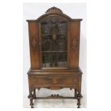Vintage Carved China Cabinet
