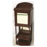 English Victorian carved petite etagere