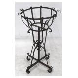 Vintage metal planter