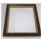 Framed vintage mirror