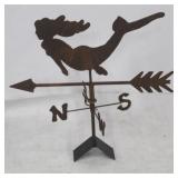 Rusty Mermaid Weathervane - 27.5 tall