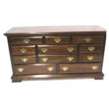 Kincaid mahogany 11 drawer dresser