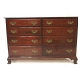 Mahogany double dresser