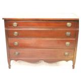 Mahogany 4 drawer dresser