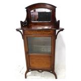 English inlaid & carved music stand