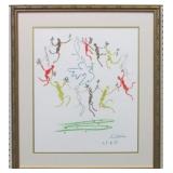 La Ronde Silkscreen by Pablo Picasso