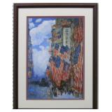 Flags on 4th of July Giclee by Childe Hassam