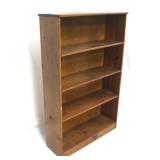 Opoen front bookshelf