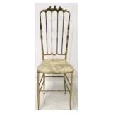 Vintage brass chair