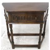 Bevan Funnell Jacobean oak 1 drawer table