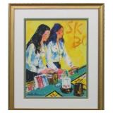Girls of Caesars Palace Giclee by Leroy Neiman