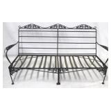Vintage metal outdoor sofa