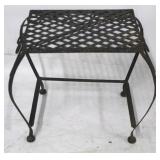 Vintage metal outdoor table