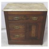 Eastlake marble top washstand
