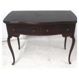 Cabriole leg 2 drawer vanity