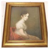 Framed Print of a Portrait  "Anne"