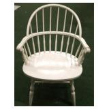 Painted Windsor arm chair