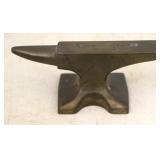 Mini brass anvil - signed