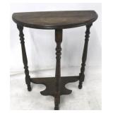 Half round side table