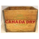 Canada Dry wood crate