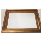 Beveled Mirror - part of frame missing