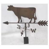 Rusty Cow Weathervane - 27" tall