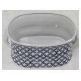 Large Blue/White Tub - 9 x 18 x 12.5