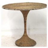 Wicker round table