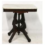 Victorian marble top parlor table