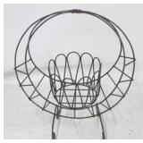 Metal Planter - 27" tall