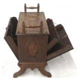 Victorian fall front magazine cabinet