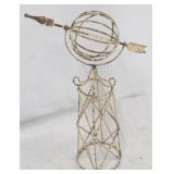Metal Armillary Sphere - 27.5" tall