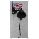 Cast Iron Dinner Bell "God Bless America"