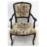 French carved arm chair
