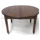 Turned leg dining table