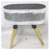 Galvanized Tub Planter - 16 x 9.5