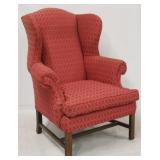 Chinese Chippendale wingback chair
