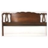 French king size mahogany headboard