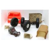 Lot of Assorted Toy Truck Parts