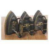 3 Vintage flat irons