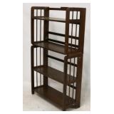 Folding bookshelf