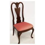 Queen Anne mahogany side chair