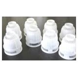 Set of 8 Matching Glass Shades