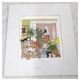 Greenberg cat print in matte