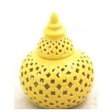 Ceramic Candle Lantern - 10" tall