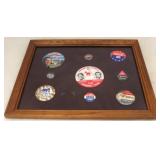 Framed pins