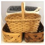 4 Assorted baskets