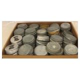 Assorted zinc Mason jar lids