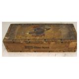 Vintage Blue Spot cigar box