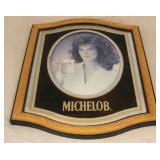 Framed Michelob beer advertisement